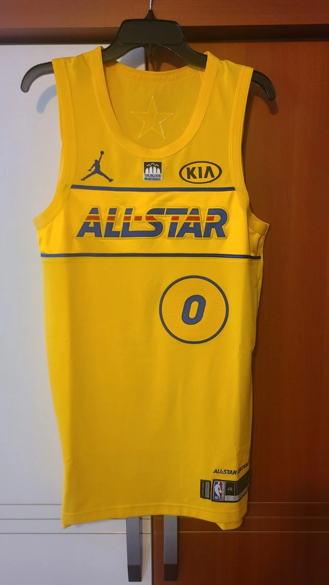 Damian Lillard 2021 NBA All Star Portland Trailblazers Jersey Meigray LOA