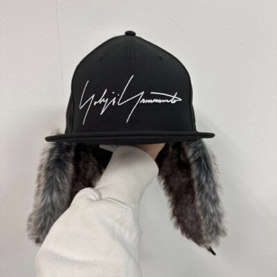 Yohji Yamamoto x New Era 5950 DE YY LOGO Dog Ear Fur Logo