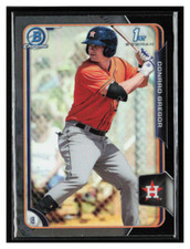 2015 Bowman Chrome Prospects Asia Black Ref #BCP55 Conrad Gregor
