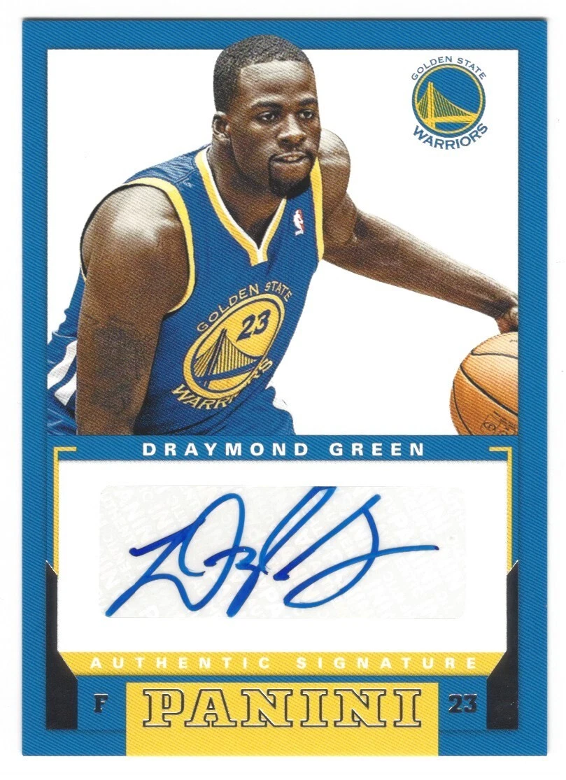 Panini Basketball Draymond Green Autographed Sports Trading Cards