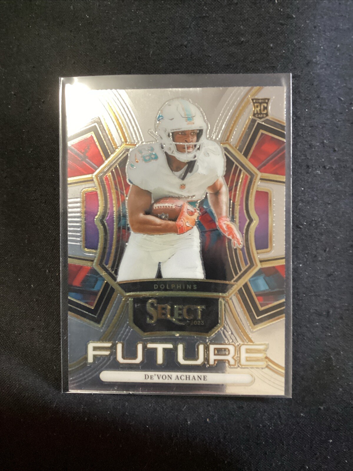 2023 Panini Select De’Von Achane #FUT-DAC Rookie Future Select               A29