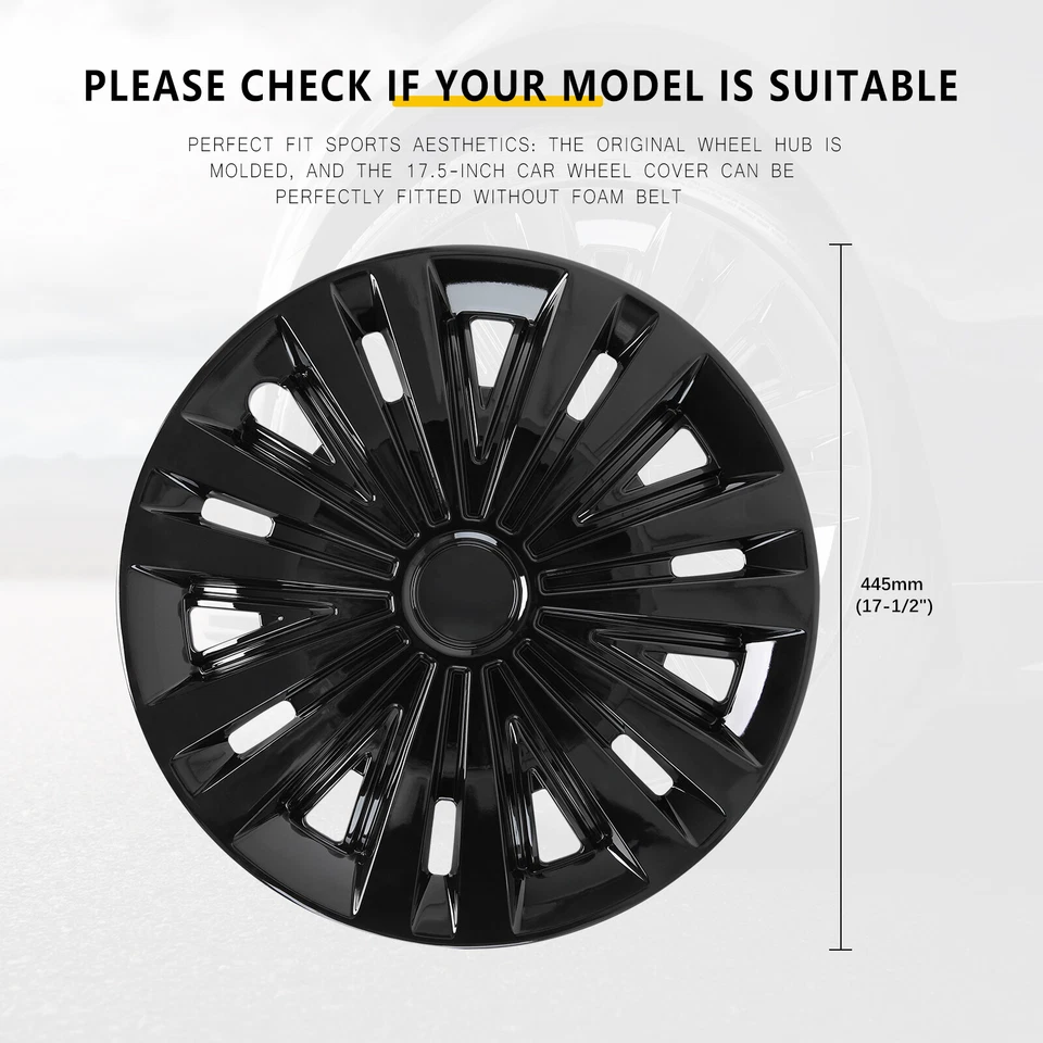 Calotas 15" 4PCS tampa aro roda cubo tampas pneu roda de aço para Toyota Corolla - Imagem 3 de 4