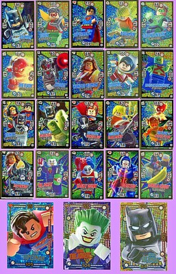 Lego BATMAN Trading Card Game Auswählen, HARLEY QUINN, ROBIN, SUPERMAN, XXL