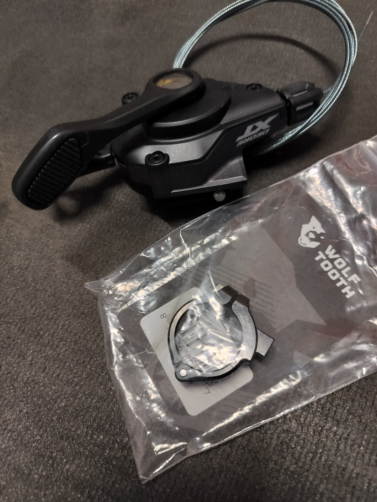 SHIMANO Shifter DEORE XT SL-M8100 I-Spec EV 12-SPEED - NEW + Woolftooth Mount