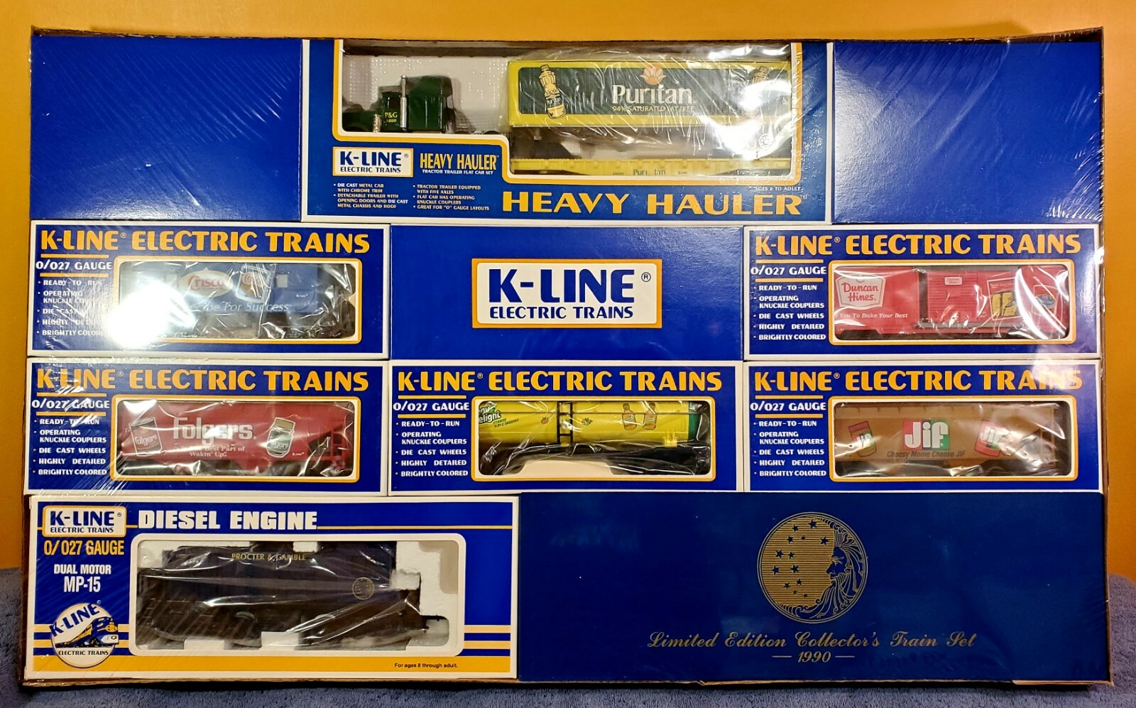 1990 Vintage KLine Electric Trains Limited Edition Collector's Train