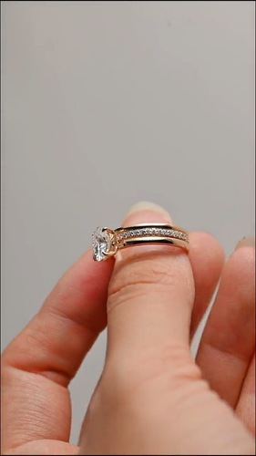 18K White Gold Plated 925 Silver Moissanite Oval Cut 2CT Engagement Ring for Her - Video 1 of 1