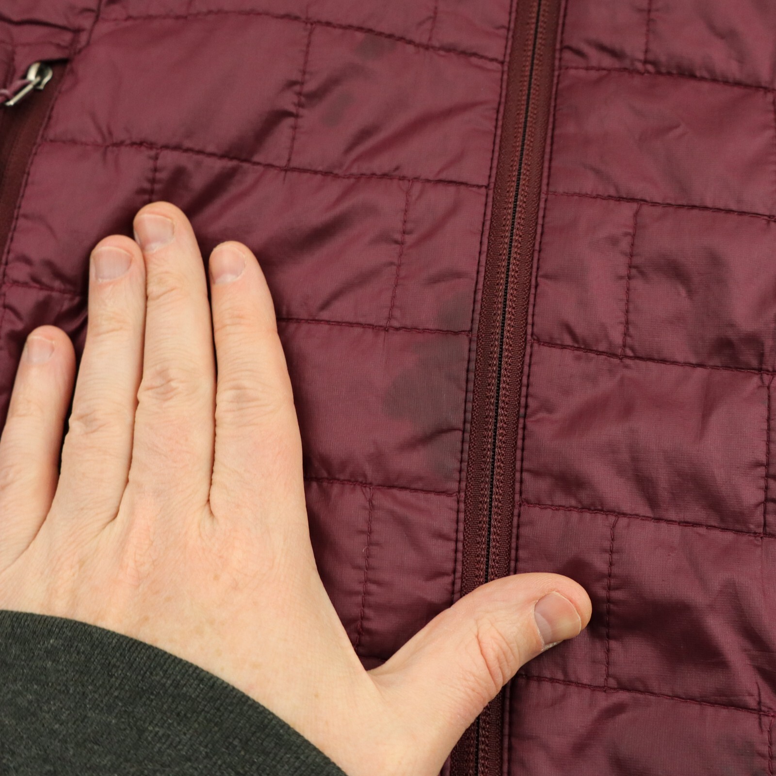 Patagonia Nano Puff Hoody Jacket Womens XS Purple Insulated Quilted Winter Coat thumbnail 6