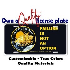 Florida Apollo 13 Replica Kennedy Space Fail non è un'opzione targa