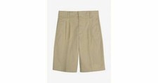 FRENCH TOAST BOY'S PLEADED ADJUSTABLE WAIST SHORT,KHAKI,10