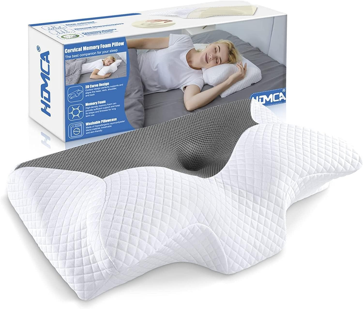 Almohadas Ortopedicas Para Cervical Alivio Dolor Cuello Foam Memory Dormir  Bien
