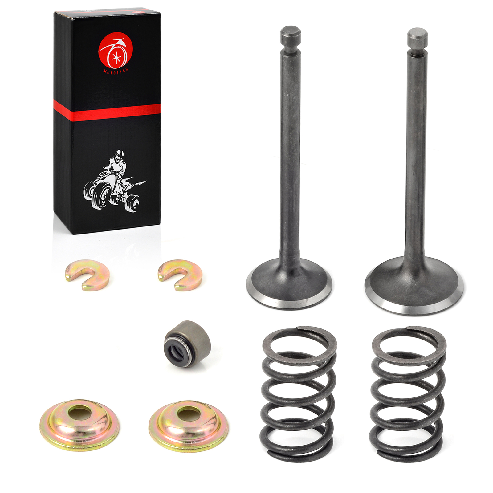 Intake Exhaust Valve & Seal SPRING Kit For Yamaha Golf Cart G2 G5 G8 G9