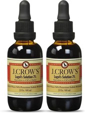 J.Crow'S Lugol'S Solution of Iodine 2 2Oz 2 Bottle 