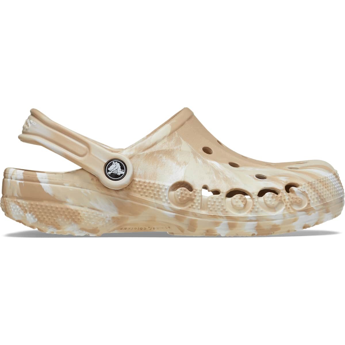 Crocs Baya Marbled Clog – Slip-On, Waterproof, Lightweight, Pivot Heel Strap
