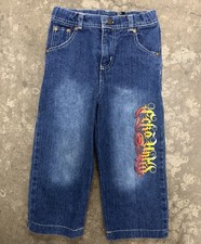 Y2K VTG Ecko Wide Leg Graffiti Skater/Hiphop/Baggy/Grunge/Hippy/2000  s Boys 3T