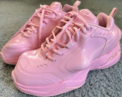 Nike x Martine Rose Air Monarch IV Pink Patent Leather AT3147-600 Size 5.5