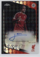 Jeremie Frimpong Chrome UCL 2025 /10 Auto