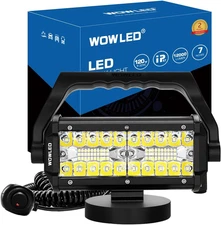 WFPOWER Portable LED Work Light with Magnetic Base, 120W Super Bright Waterproof