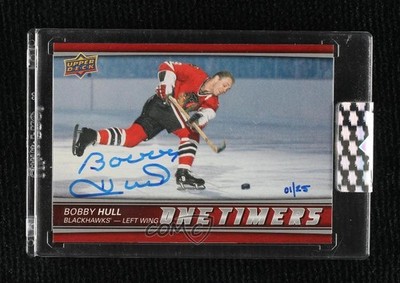 2019-20 Buybacks 1/25 Bobby Hull (2015-16 Upper Deck One Timers) Auto HOF 2oh
