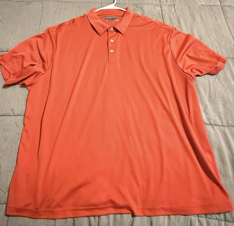 Roundtree & Yorke Men's Performance Short Sleeve Golf Polo Shirt Size 3XB