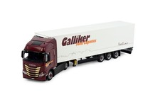 TEKNO,IVECO S-WAY 4x2 with 3-axle trailer GALLIKER, 1/50, TEK83666