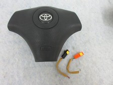 Toyota Corolla S Matrix Black Charcoal O 3 - O 8 Left Airbag Steering Wheel