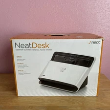 Neat Desk ND-1000 Desktop Digitial Receipt Scanner and Filing System New open 
