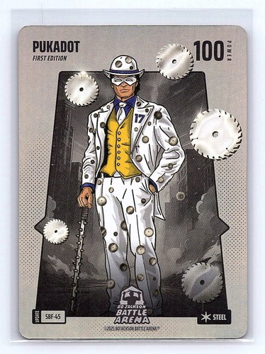 PUKADOT #SBF-45 Silver Battlefoil Steel (Puka Nacua) Bo Jackson Battle Arena