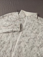 Lululemon Non-Stop Bomber Jacket Womens 6 White Camo Reversibile Primaloft EUC