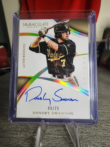 2015 Immaculate Collection Collegiate - Rookie Auto Dansby Swanson #DS 09/25