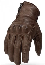 Torc Beverly Hills Glove  KHAKI SMALL Goat Leather MC Gloves Protective Gear NEW