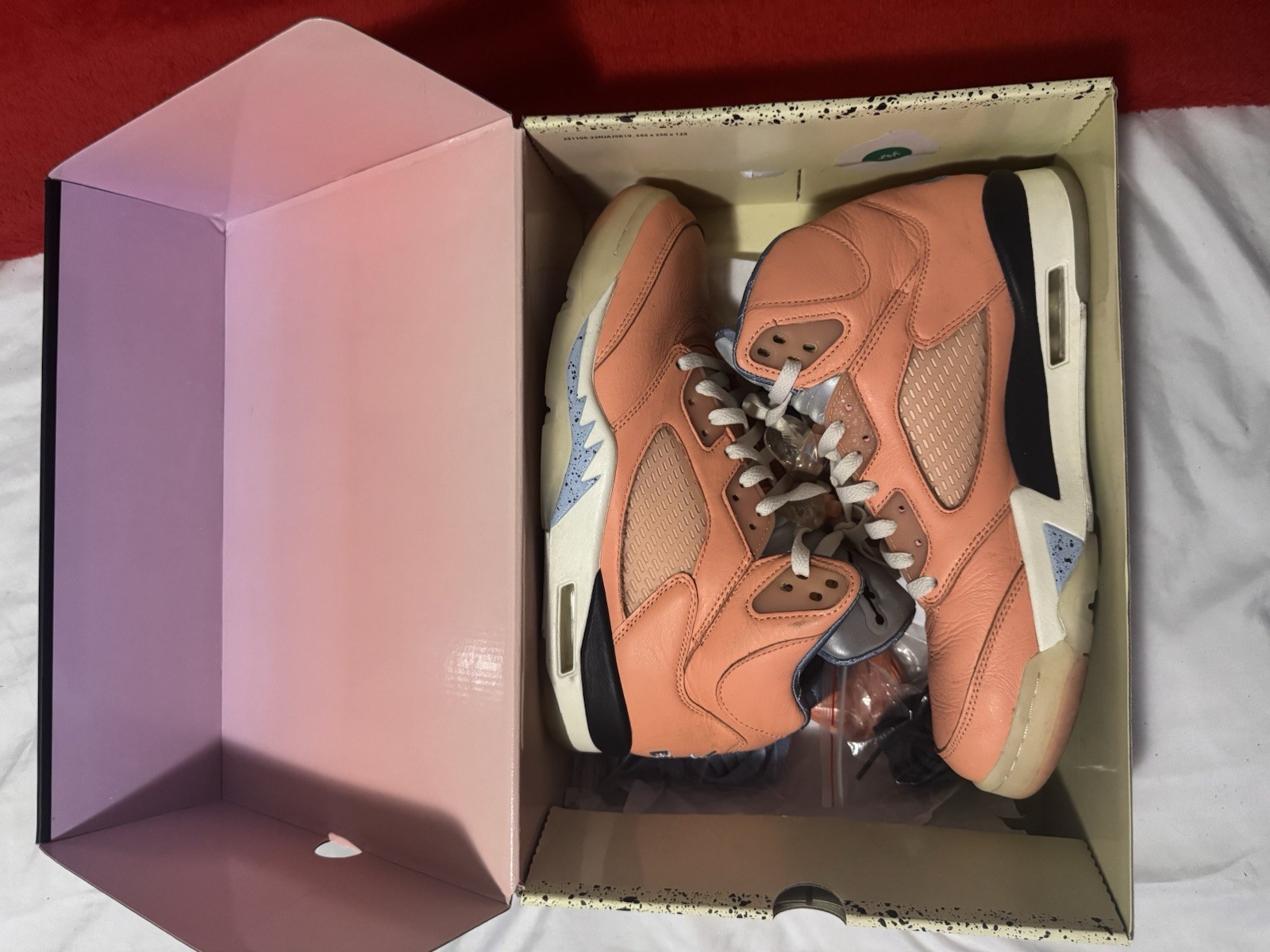 Used Air Jordan 5 Dj Khaled Crimson Size 9.5 Men's