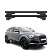 Menabo DachträGer GrundtäGer FüR Audi Q7 4L 2005-2015 Aluminium Schwarz 2 Tlg