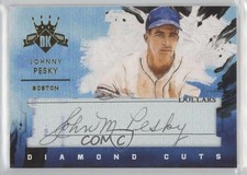 2016 Panini Diamond Kings Diamond Cuts 26/99 Johnny Pesky #DC-JP Auto pu3
