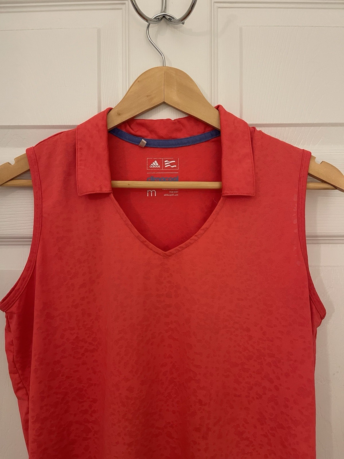 Adidas Golf ClimaCool Womens M Sleeveless Athletic Polo Top Excellent  thumbnail 2