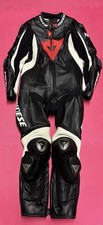 Dainese D-Air Misano Motorcycle One Piece Leather Suit Size 50 