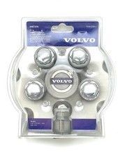 20 x Black Open Wheel Nuts M12x1.5 Fits Volvo V40 S40 V50 C30 C70 S90