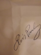 Vintage Authentic ELVIS PRESLEY SIGNED SCARF