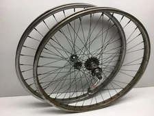 Vintage 1950s Bicycle Wheels Rims Roadmaster CWC Monark Western Flyer Bike