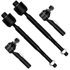 SCITOO 4pcs Front Tie Rod End Kit Inner Outer Tie Rod Ends Suspension