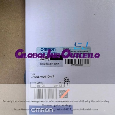 Brand new OMRON CXONE-AL01D-V4 Programming Software CXONE-AL01D-V4