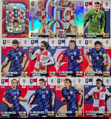 Panini Fifa World Cup 2026 12x  Teamcards Croatia