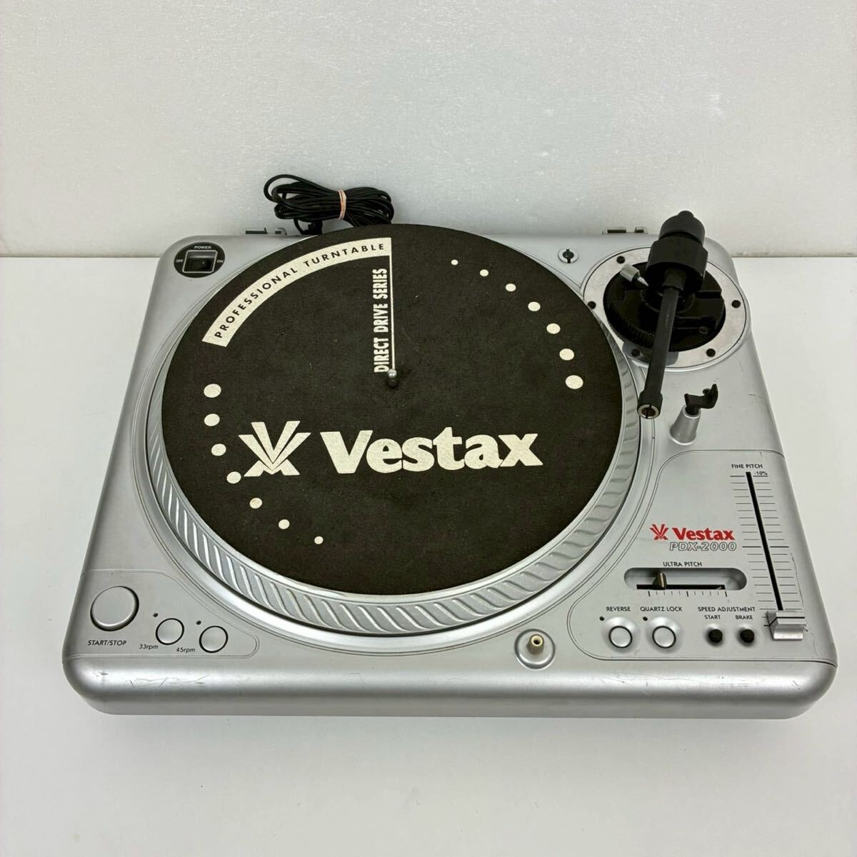 Vestax PDX-2000 Direct Drive DJ Turntable System Record Player Tested Japan
