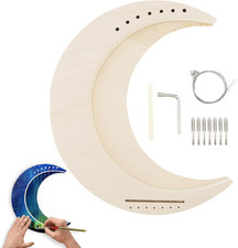 Lyre Harp 7 String DIY, Moon Shaped Lyre Harp Musical Instrument, Wood String In