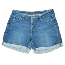 Levi's Denim Stretch Mid Length Shorts Women's Size 18W