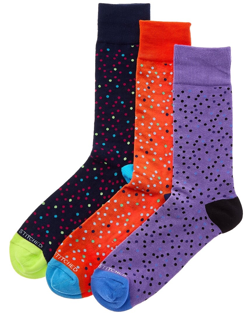 Непрост сшитые носки 3Pk Мужские Ats