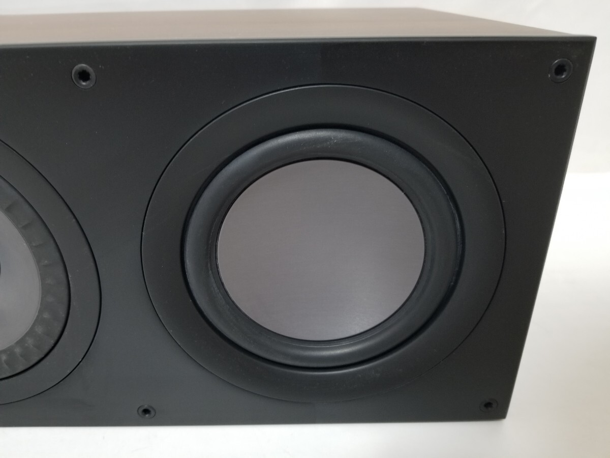 KEF Q Series Q200C Center Channel Speaker SP3723 Walnut Wood Grain