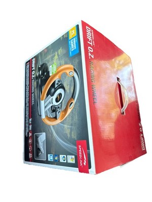 SPEEDLINK DRIFT O.Z. Racing Wheel USB Gaming Lenkrad für PC - Schwarz/Orange...