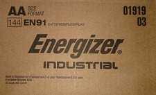 Energizer EN91 Industrial Alkaline Batteries, AA (Box of 144 Batteries) -... 0.51 per gallon