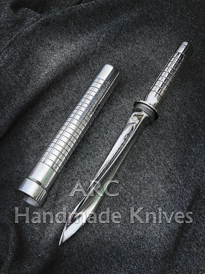 CUCHILLO JAGDKOMMANDO HECHO A MANO PERSONALIZADO TRIPLE TRENZADO TRIPLE HOJA FUERZA ESPECIAL FIJO Foto 4 de 4