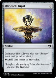Darksteel Ingot #378 Foil Commander Masters (CMM) MTG